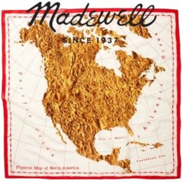 Madewell North America Scarf - Picture 1 of 4